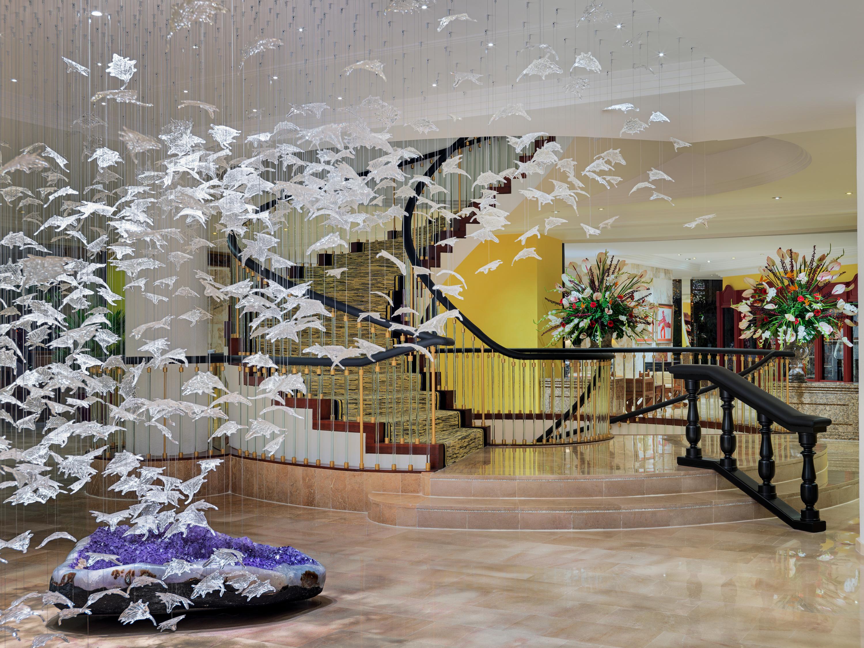 东方植物园水疗花园酒店 拉克鲁斯 外观 照片 The lobby of the hotel