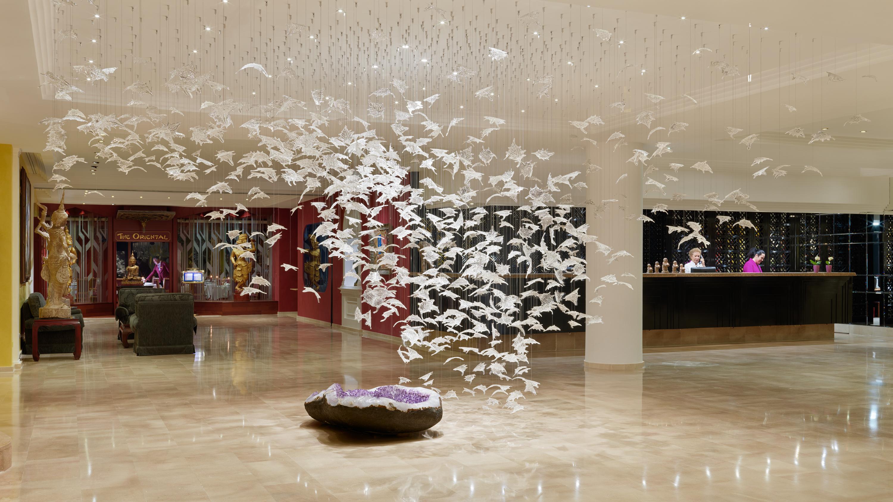 东方植物园水疗花园酒店 拉克鲁斯 外观 照片 The lobby of the hotel