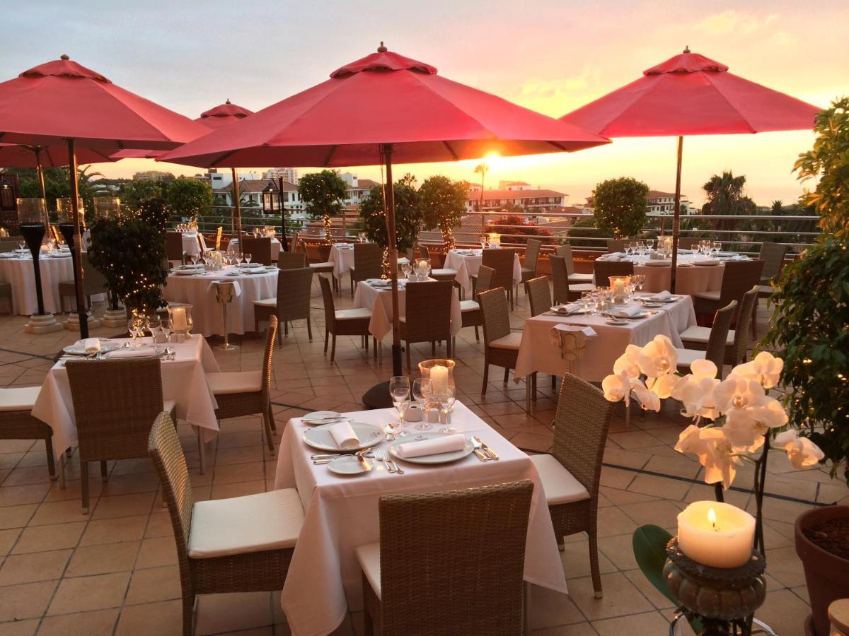 东方植物园水疗花园酒店 拉克鲁斯 外观 照片 The Terrace at sunset
